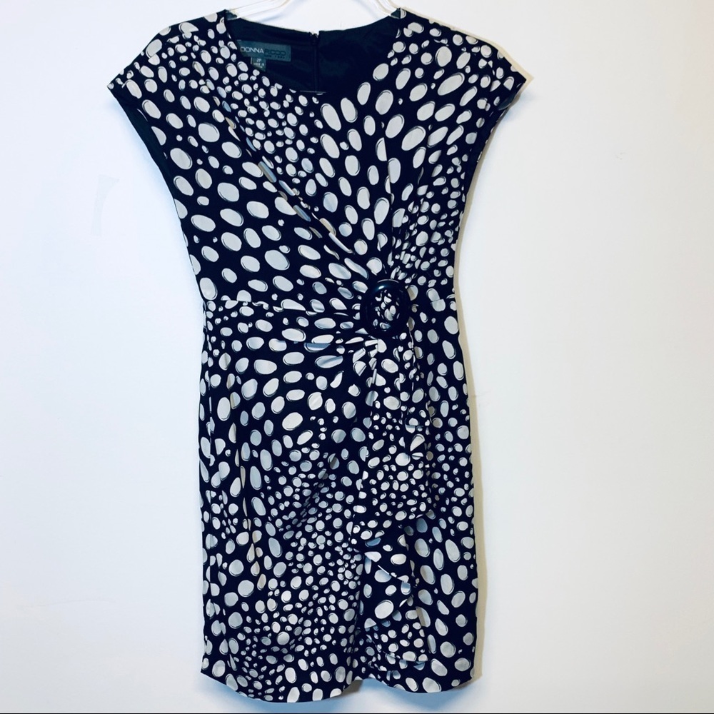 Donna Ricco Faux Wrap Dress size 2